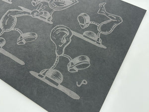 Jim Pollock "The Chase" Embossed Print