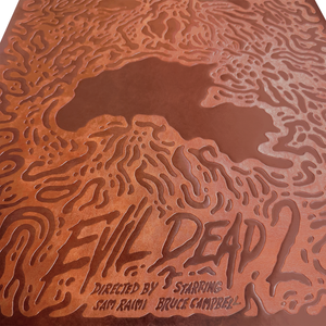 EVIL DEAD 2 "Necronomicon" Deluxe Storage Portfolio & EMBOSSED Print Bundle
