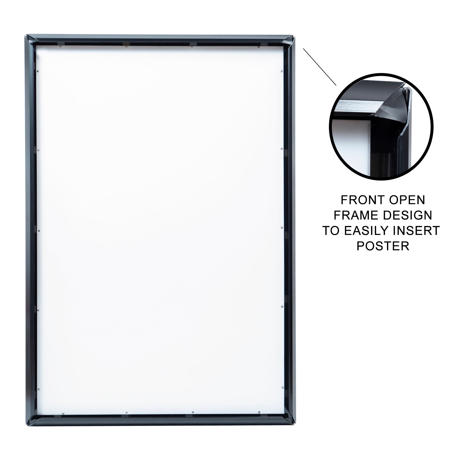 Frame For 24x36 Poster Lenticular/Acrylic LED Light Box Frame (24x36